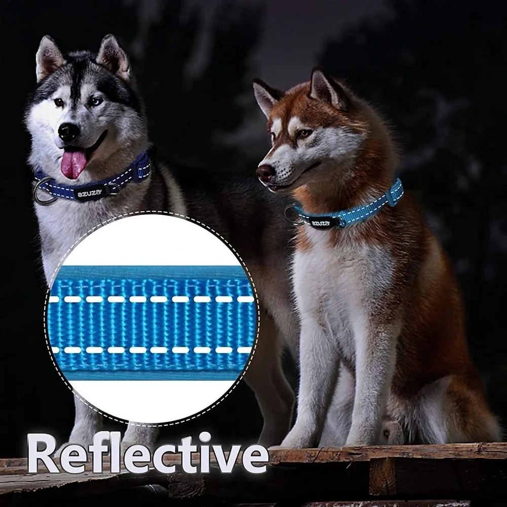 2 Pack Dog Collars, Soft & Comfortable Dog Collars -Small